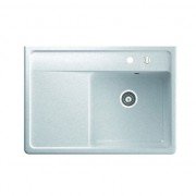 Мийка для кухні Marmorin Ewit 1k 1o з крилом накладна штучний камінь білий 515 113 006