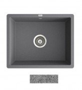 Мийка для кухні Marmorin Lando 1k без крила врізна штучний камінь сірий 709 103 003