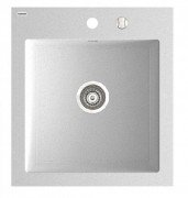 Мойка для кухни Marmorin Nero 1k без крыла искусственный камень белый 714 103 006