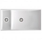 Мийка для кухні Marmorin Olwin 1,5k без крила штучний камінь білий 525 503 006