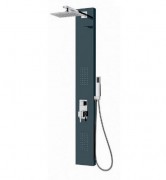 Гідромасажна панель для душа Dusel нержавіюча сталь чорний DU2013B-00