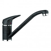 Смеситель для кухни Marmorin классический однорычажный черный 2113