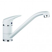 Смеситель для кухни Marmorin классический однорычажный белый 6113