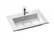 Раковина для ванной Marmorin Lira 600 врезная литой камень белый 640 060 020 xx x