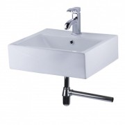 Раковина для ванної Devit Quadra підвісна 53х45.5 см санфаянс білий 1510132