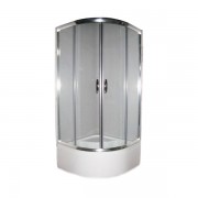 Душова кабіна Devit Nymfa 900x900 мм профіль хром/скло сіре FEN311GDEV