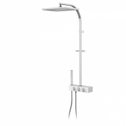 Душевая система GRB Kala термостатическая со стойкой хром/белый 60460600