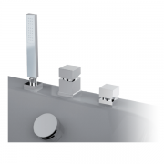 Змішувач для ванни GRB Kala одноважельний з душовою лійкою без виливу хром 60231600