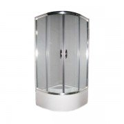 Душова кабіна Devit Nymfa 900x900 мм профіль хром/скло сіре FEN311GDEV