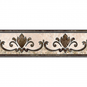 Бордюр InterCerama Emperador 43х13,7 см коричневий 031 455704