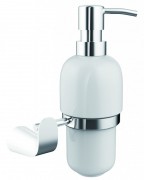 Дозатор для рідкого мила Devit Katarina з тримачем білий/хром 8556148
