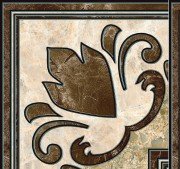 Декор InterCerama Emperador 13,7х13,7 см коричневий 031 455703