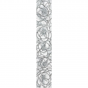 Бордюр InterCerama Brina 40х7 см вертикальний сірий 071 452209