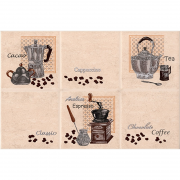 Декор InterCerama Lucia 35х23 см светло-бежевый 021 452001