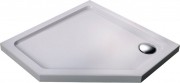 Душевой поддон пятиугольный Devit Comfort 90х90 см акрил белый с сифоном FTR0123