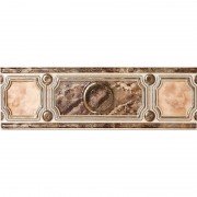 Бордюр InterCerama Pietra 23х7,5 см коричневий 031 450005