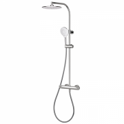 Душевая система GRB Premier термостатическая с фиксированной стойкой хром 50425500