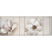 Декор InterCerama Bingo 40х15 см білий 061-2 095806