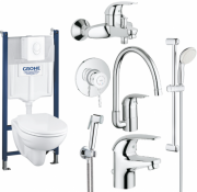 Grohe набір сантехніки  для будинку All in One 39117MB0