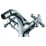 Змішувач для біде Devit Retro двовентильний латунь хром з донним клапаном 43616127