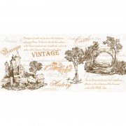 Декор InterCerama Continental 50х23 см бежевий 021 147104