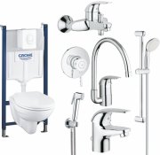 Grohe набор сантехники для дома All in One 39117MB0