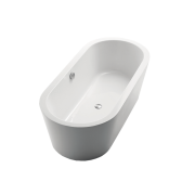 Ванна акриловая Devit Fresh 171.5х78.3 см отдельностоящая с ножками белый 17080121