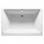 Ванна акрилова Devit Iven 180х120 см пристінна з ніжками білий 18012141