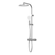 Душевая система GRB Time термостатическая с фиксированной стойкой хром 47425470XL