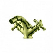 Смеситель для биде Devit Retro двухвентильный латунь бронза с донным клапаном 43616127B