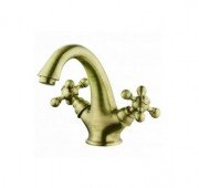 Смеситель для раковины Devit Retro двухвентильный латунь бронза 43611127B