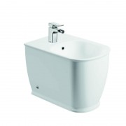 Биде напольное Devit Afina 36х54 см санфаянс белый 2010150