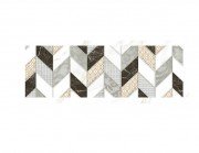 Декор InterCerama Axon 40х15 см серый 071 268102