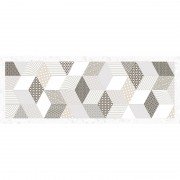 Декор InterCerama Terrazzo 40х15 см сірий 071 268202