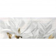 Декор InterCerama Unico 60х23 см белый 061-1 221605