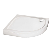 Душевой поддон четверть круга Devit Universal 100х100 см искусственный камень белый FTR4010