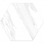 Плитка керамограніт Oset Neo White Hex 24х20 см 509601