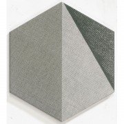 Плитка керамограніт Realonda Hextangram Fabric Grey 33х28,5 см 176901