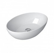 Раковина для ванної Devit Ovale накладна 45х30см санфаянс білий 1513136