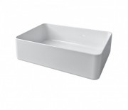 Раковина для ванной Devit Quadra накладная 50х35 см санфаянс белый 1512132