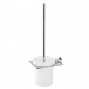 Йоржик для унітазу Devit Iven з настінним утримувачем скло матове/хром 8057141