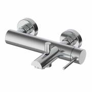 Смеситель для ванной GRB Time однорычажный с душевым гарнитуром хром 47226470