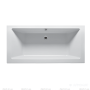 Ванна акриловая Devit Lusso New 170х75 см пристенная с ножками белый 17175135