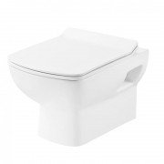 Унитаз подвесной с крышкой Devit Comfort 36х53 см керамогранит белый 3120123