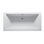 Ванна акриловая Devit Lusso New 180х80 см пристенная с ножками белый 18180135