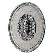 Плитка декор-вставка настенная El Molino Poem Medallion Plata Perla 14х10 см 208911