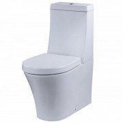 Унітаз підлоговий компакт з кришкою Devit Gredos 34.5х69.5 см санфаянс білий 3010129