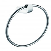 Тримач-кільце для рушників Devit Katarina латунь хром/білий 8560148W