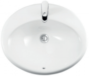 Раковина для ванної Devit Ovale врізна 55.5х48.5 см санфаянс білий 1522136