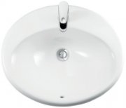 Раковина для ванної Devit Ovale врізна 55.5х48.5 см санфаянс білий 1522136